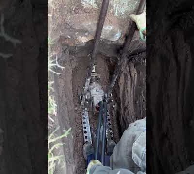 Trabajos con tunelera hidráulica.