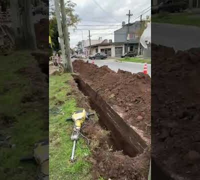 Trabajos en la vía publica